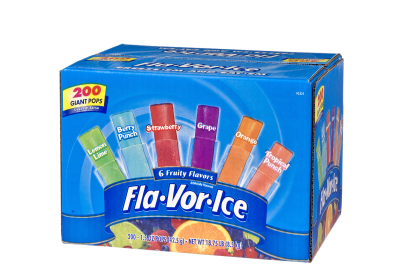 200ct/1.5oz - 25% Juice Freezer Pops - Fla-vor-ice